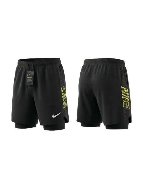 Short Nike Training "Double-Strike" - 2-in-1 Volt Graphic