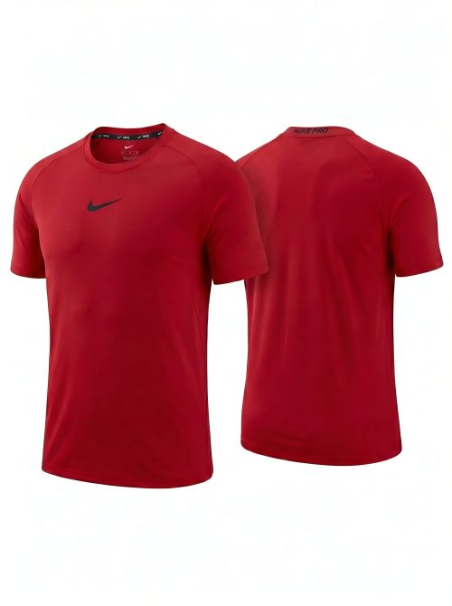 Franela Nike Pro Training - Edición Crimson Red Dri-FIT - Alto Rendimiento
