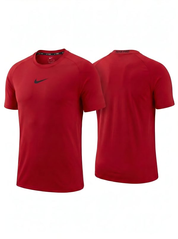 IMG_2313_x4 Franela Nike Pro Training - Edición Crimson Red Dri-FIT - Alto Rendimiento