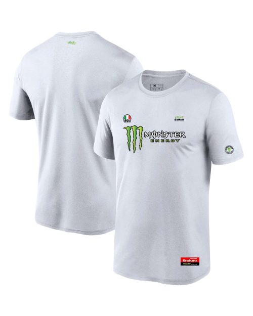 monster Franela Monster Energy - Edición Racing Blanca