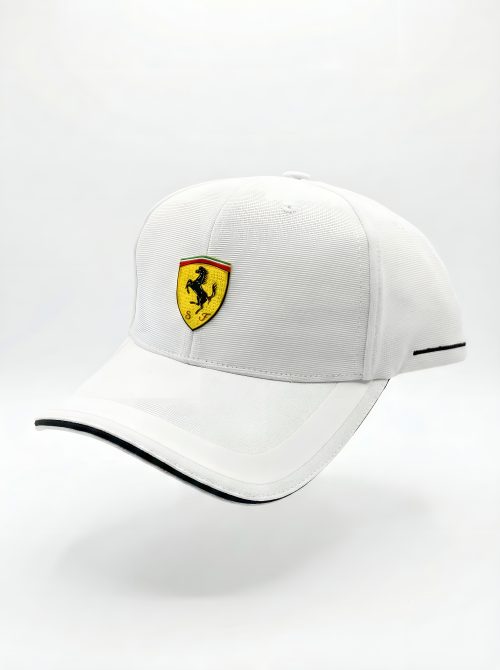 Gorra Ferrari Racing White: Pure Speed