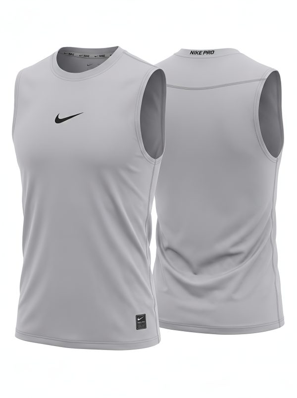 Franelilla Nike Pro Dri-FIT – Gris Ártico