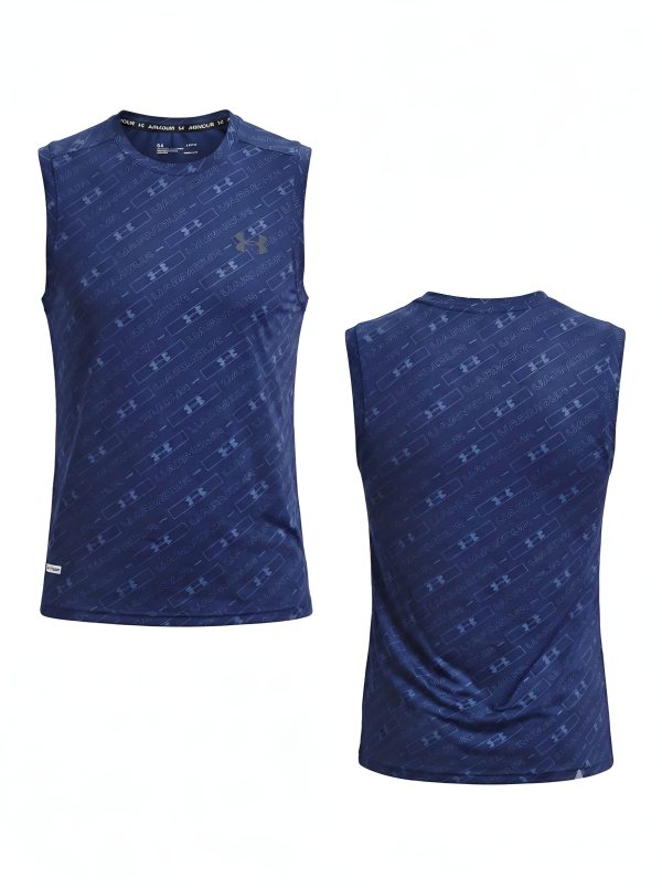 Franelilla Under Armour Tech: Blue Pattern