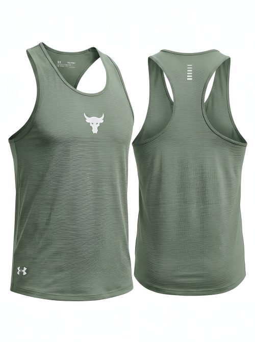 Franelilla Under Armour Project Rock - Green Sage
