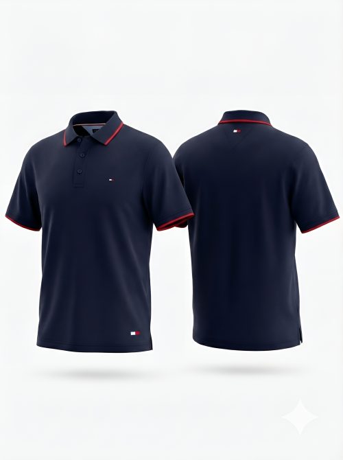 Chemise Tommy Navy Contrast